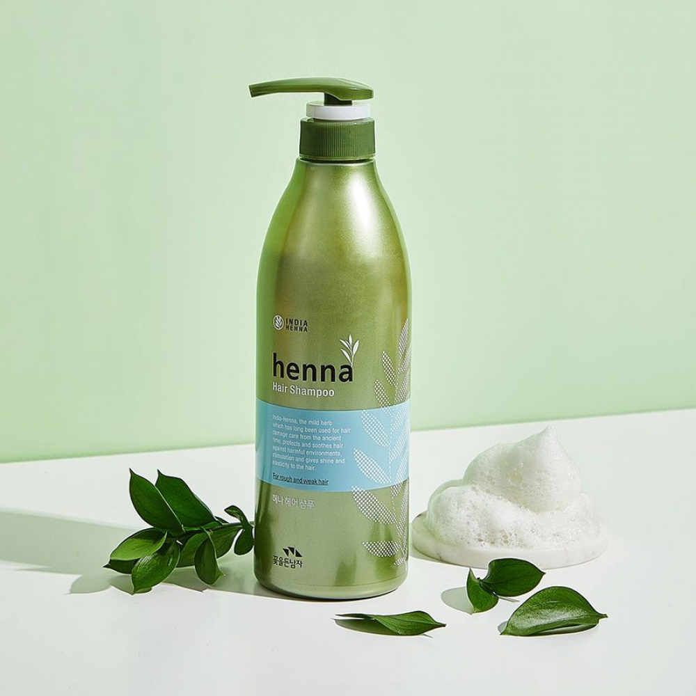 Шампунь для волос с хной Flor de Man Henna Hair Shampoo 730ml