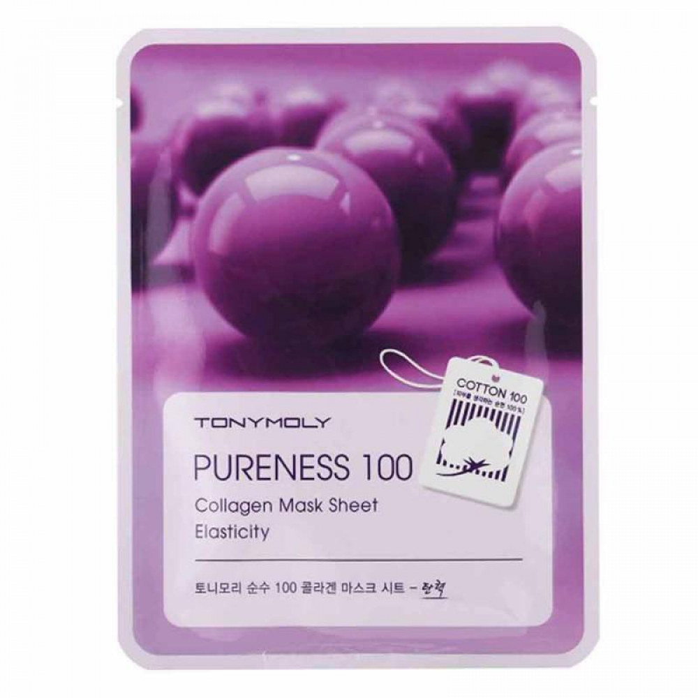 Тканевая маска для лица с коллагеном TonyMoly Pureness 100 Collagen Mask Sheet Elasticity 21ml