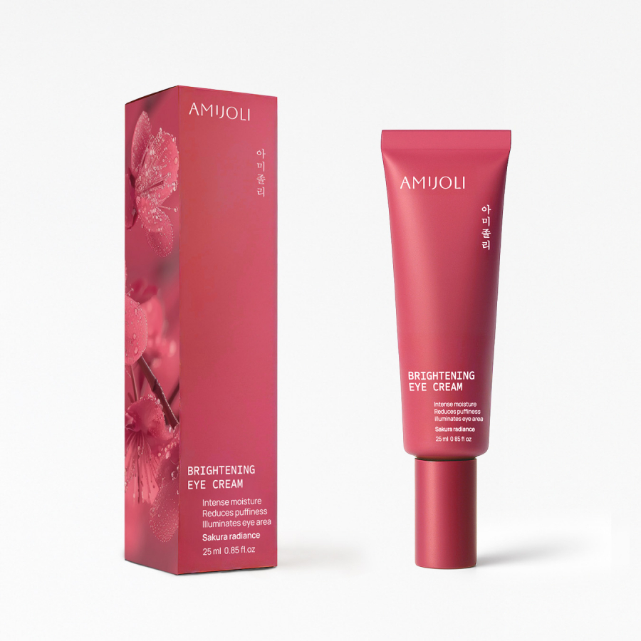 AMIJOLI Brightening Eye Cream Sakura Radiance Крем для глаз подсвечивающий с экстрактом сакуры 25ml