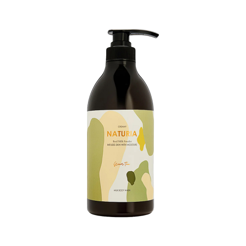 NATURIA Creamy Milk Body Wash - Green tea Гель для душа Зеленый Чай 750ml