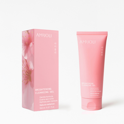 AMIJOLI Brightening Gel Cleanser Sakura Radiance гель для умывания с экстрактом сакуры 150ml