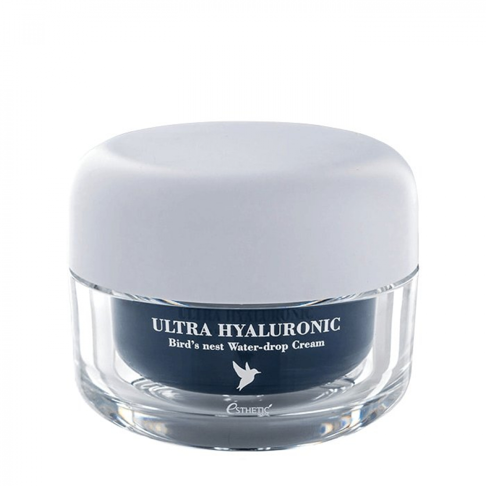 Крем с гиалуроновой кислотой и экстрактом ласточкиного гнезда Esthetic House Ultra Hyaluronic Acid Bird's Nest Water-drop Cream 50ml