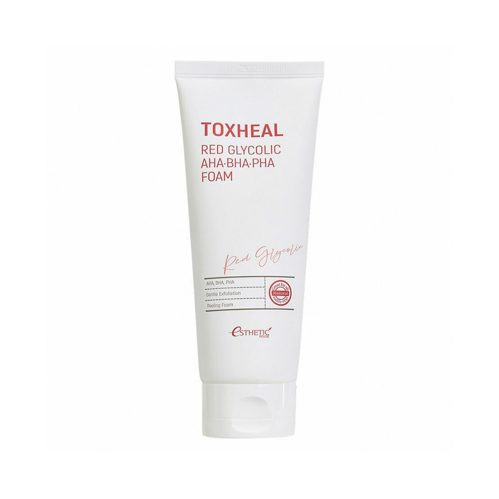 Esthetic House Toxheal Red Glycolic AHA, BHA, PHA Foam Пенка для умывания 150ml