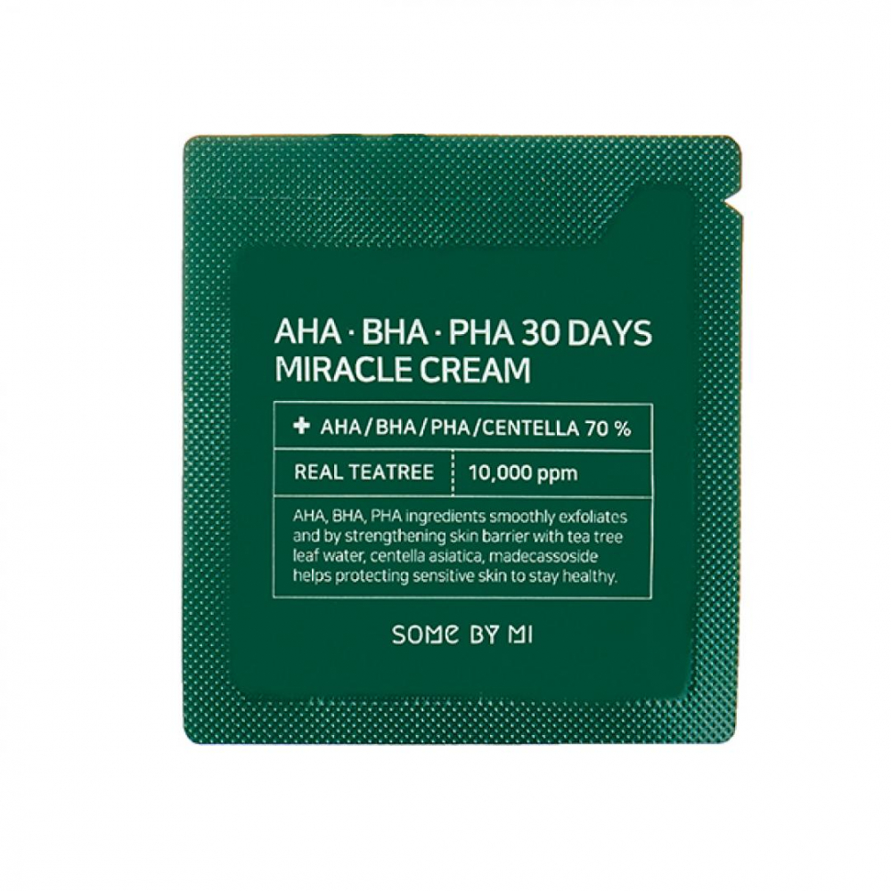 Крем для лица с кислотами Some By Mi AHA-BHA-PHA 30 Days Miracle Cream [pouch]  1,2 g