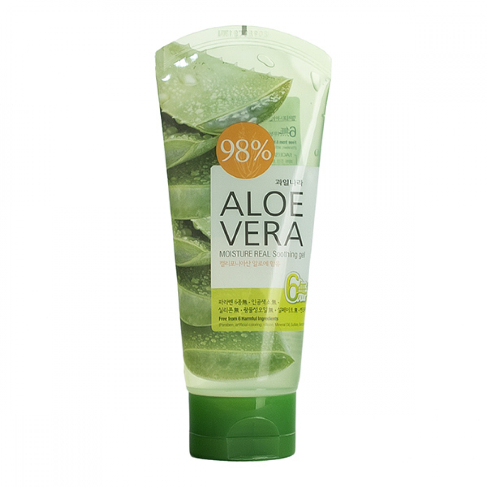 Гель для тела успокаивающий Welcos Aloe vera Moisture Real Soothing Gel 150ml