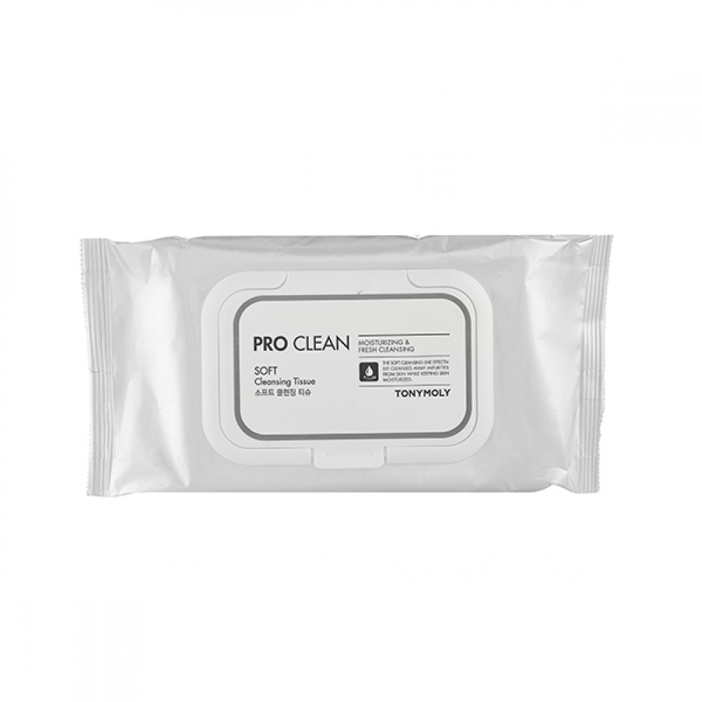 Очищающие салфетки для снятия макияжа TonyMoly Pro Clean Soft Cleansing Tissue 50 pieces