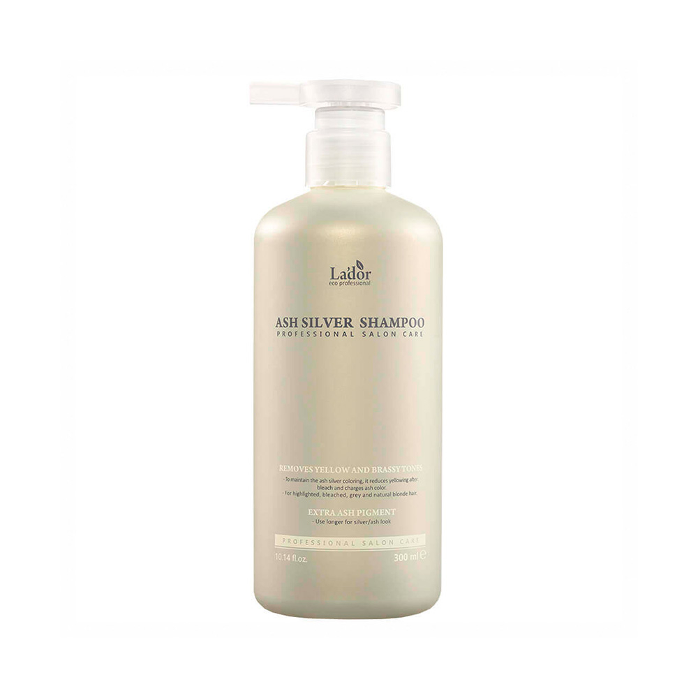 La'dor ASH SILVER SHAMPOO Увлажняющий оттеночный шампунь для светлых волос 300ml