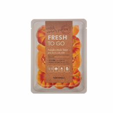 Освежающая тканевая маска для лица с экстрактом тыквы TonyMoly Fresh To Go Pumpkin Mask Sheet 22g
