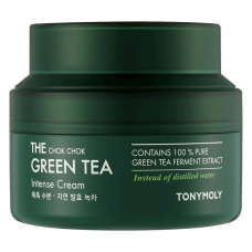Увлажняющий крем для лица с экстрактом зеленого чая TonyMoly The Chok Chok Green Tea Intense Cream 60ml