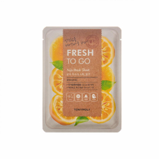 Освежающая тканевая маска для лица с экстрактом юдзу Tonymoly Fresh to go Yuja Mask Sheet 22g