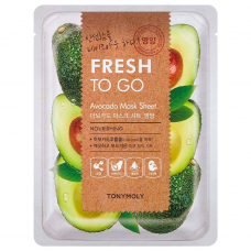 Тканевая маска с экстрактом авокадо TonyMoly Fresh To Go Avocado Mask Sheet 25g