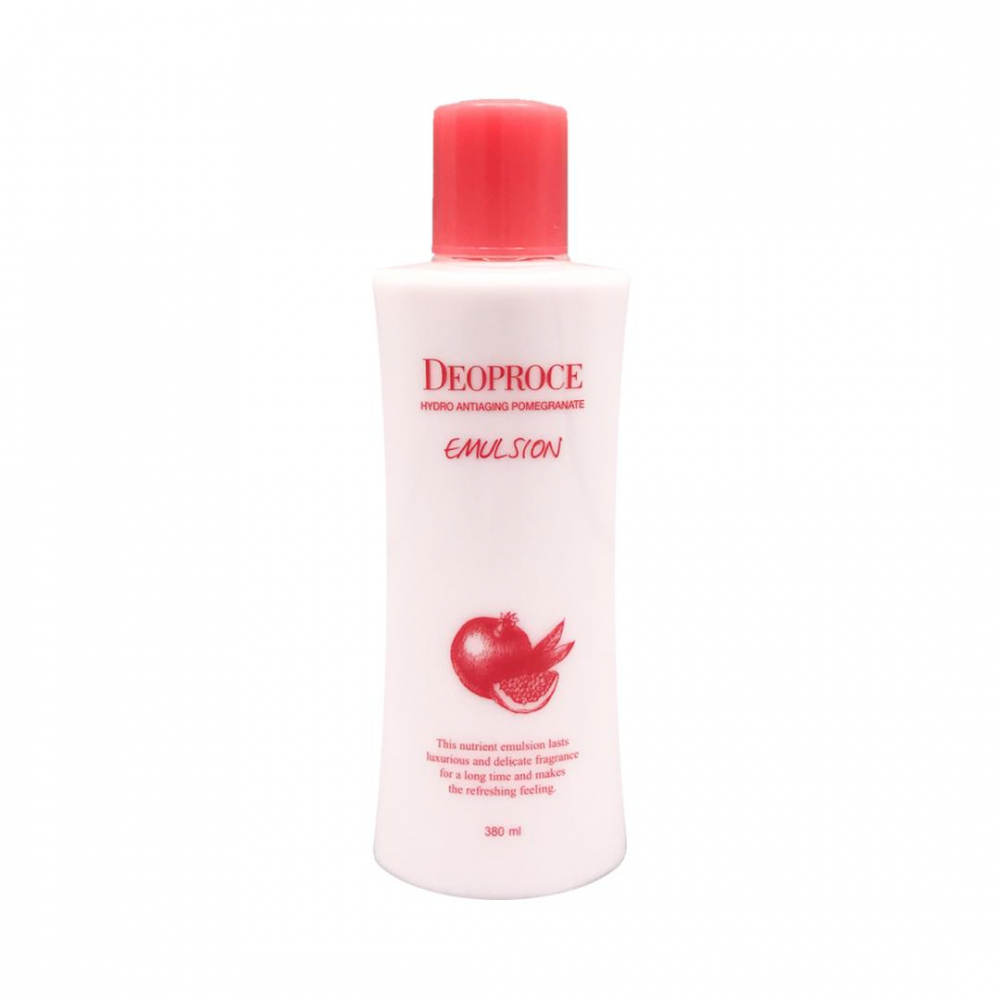 Эмульсия для лица антивозрастная с экстрактом граната Deoproce Hydro Antiaging Pomergranate Emulsion 380ml