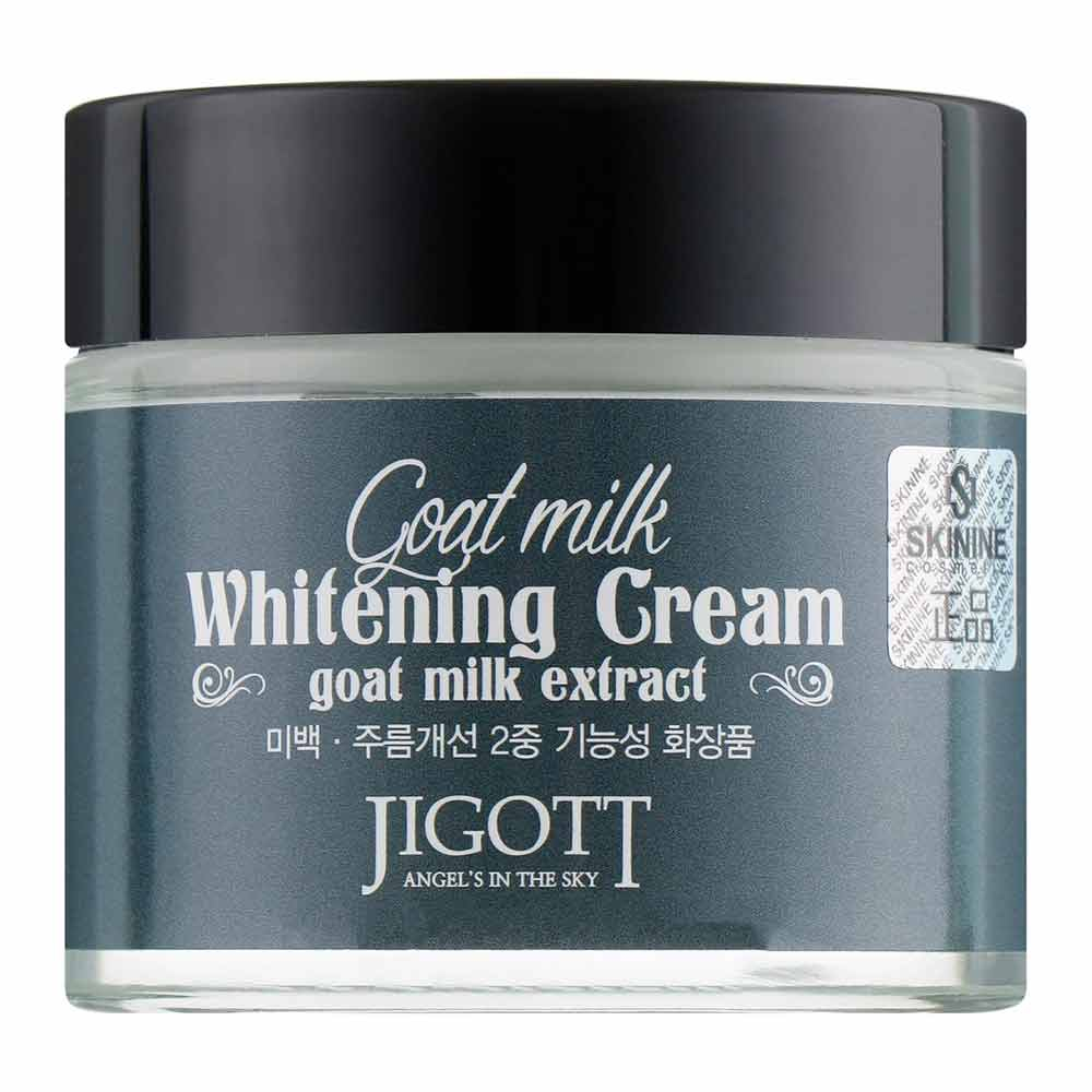 Осветляющий крем для лица с экстрактом козьего молока Jigott Goat Milk Whitening Cream 70ml