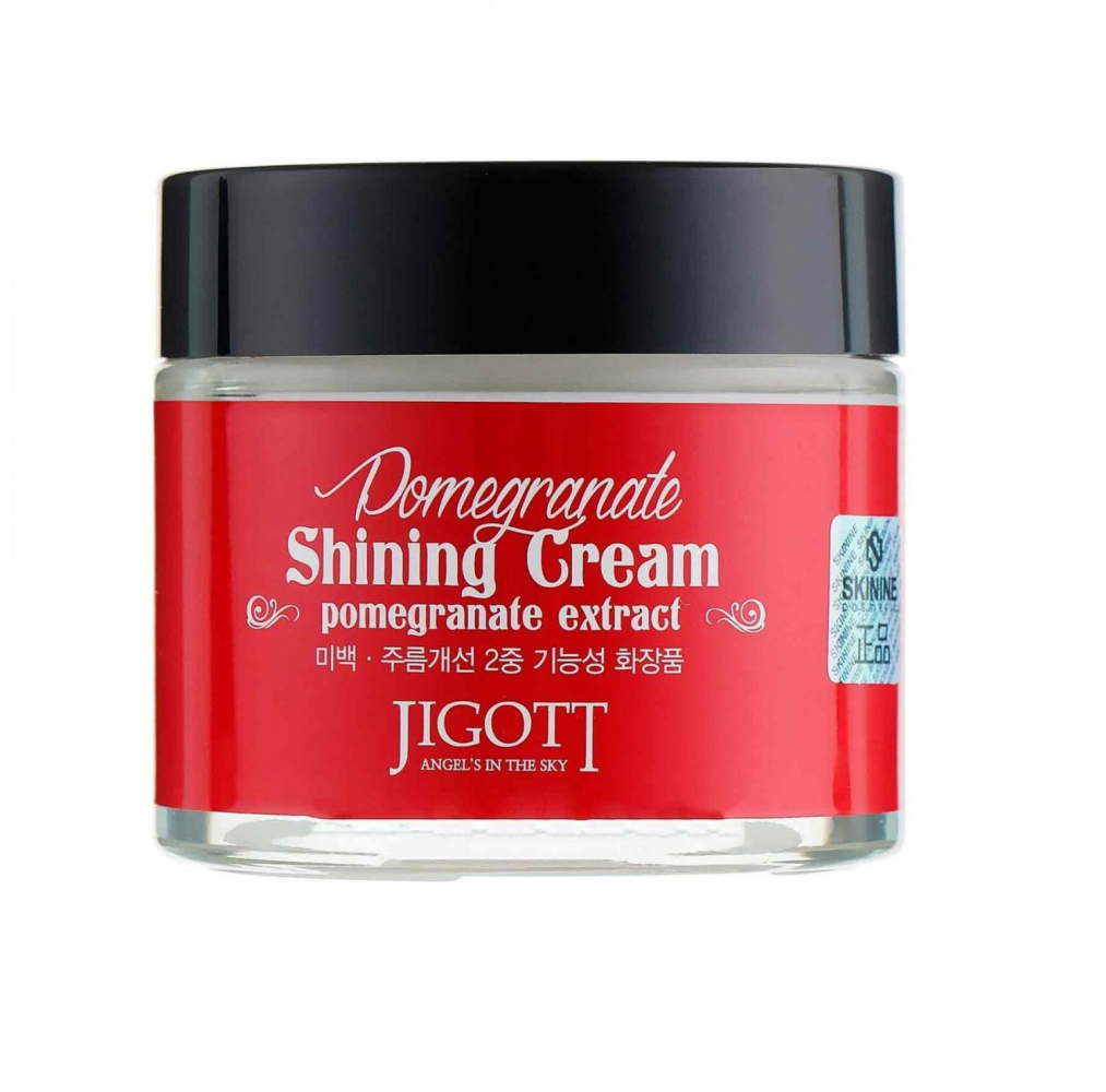 Крем с экстрактом граната для яркости кожи Jigott Pomegranate Shining Cream 70ml
