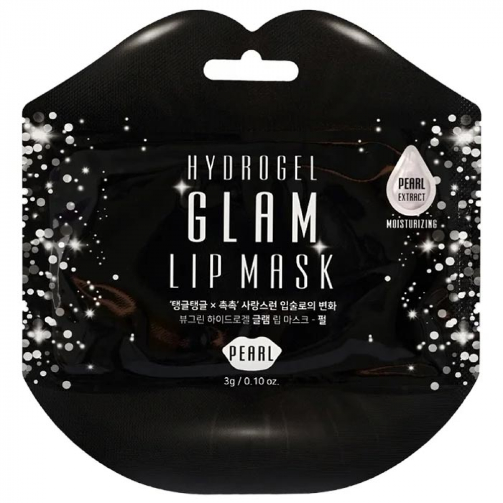 Патчи для губ гидрогелевые BeauuGreen Hydrogel Glam Lip Mask Pearl 1 piece