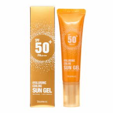 Освежающий солнцезащитный крем Deoproce Hyaluronic Cooling Sun Gel SPF 50+ PA+++ 50ml