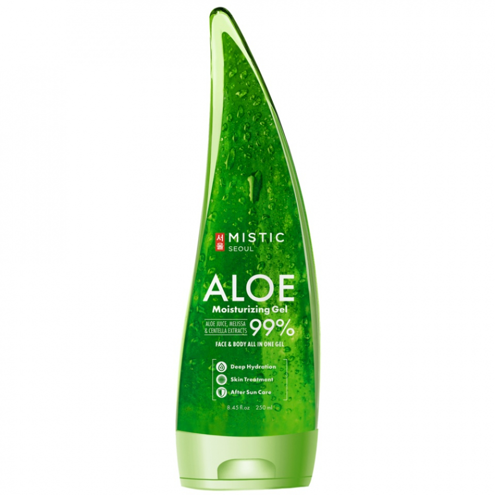 Увлажняющий гель с экстрактом Алоэ Вера Mistic Aloe Moisturizing Gel 99% 250ml
