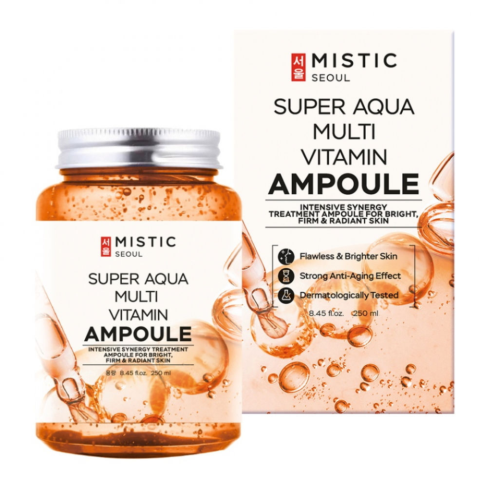 Мультивитаминная увлажняющая сыворотка Mistic Super Aqua Multi Vitamin Ampoule 250ml