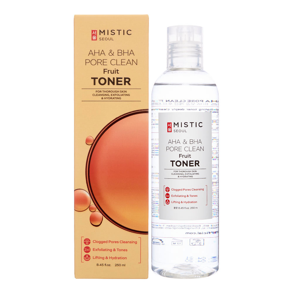 Очищающий тонер с фруктовыми кислотами AHA &amp; BHA Mistic Pore Clean Fruit Toner 250ml