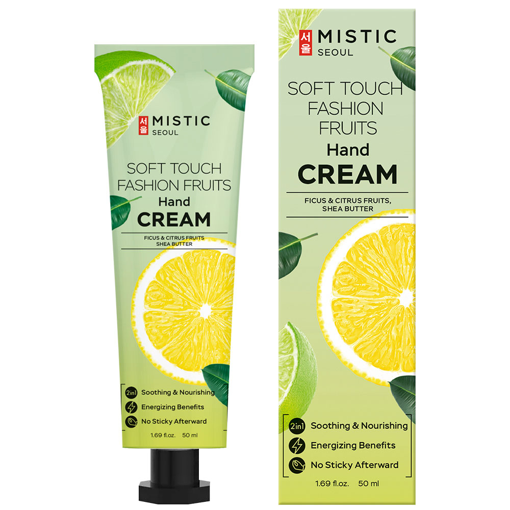 Питательный крем для рук с экстрактами фруктов Mistic Soft Touch Fashion Fruits Hand 50ml
