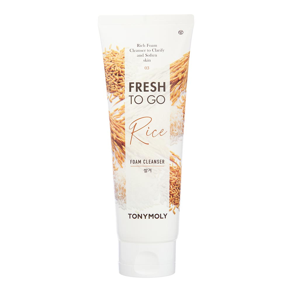 TonyMoly Fresh To Go Rice Foam Cleanser Пенка для умывания с рисовой водой 170ml