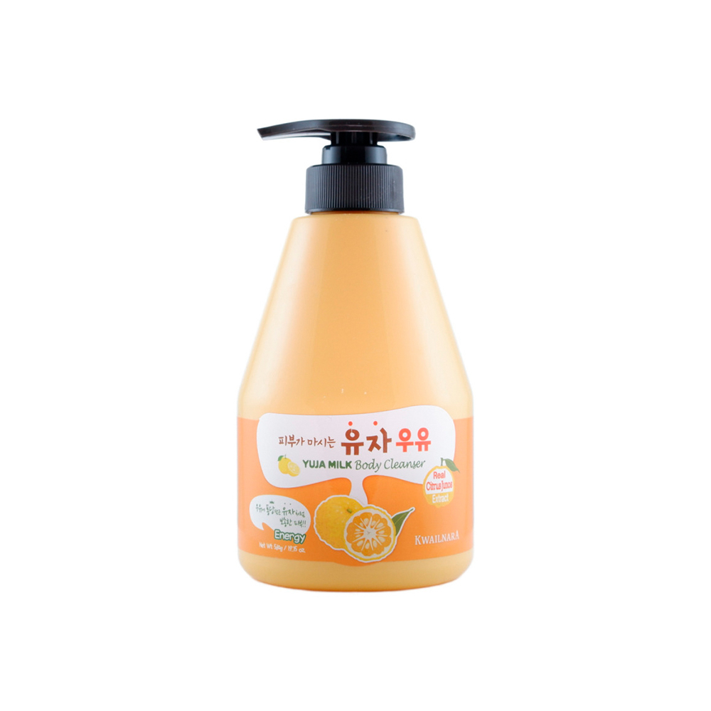 Kwailnara Yuja Mik Body Cleanser Гель для душа с экстрактом юдзу 560g
