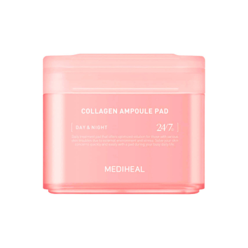 MEDIHEAL Collagen Ampoule Pad Укрепляющие ампульные пэды с коллагеном и пептидами 170ml*100pcs