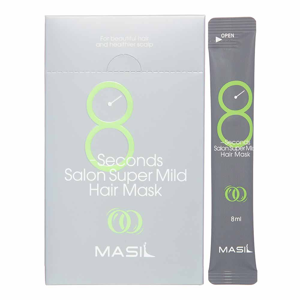 Восстанавливающая маска для ослабленных волос Masil 8 Seconds Salon Super Mild Hair Mask 8ml x 20pieces