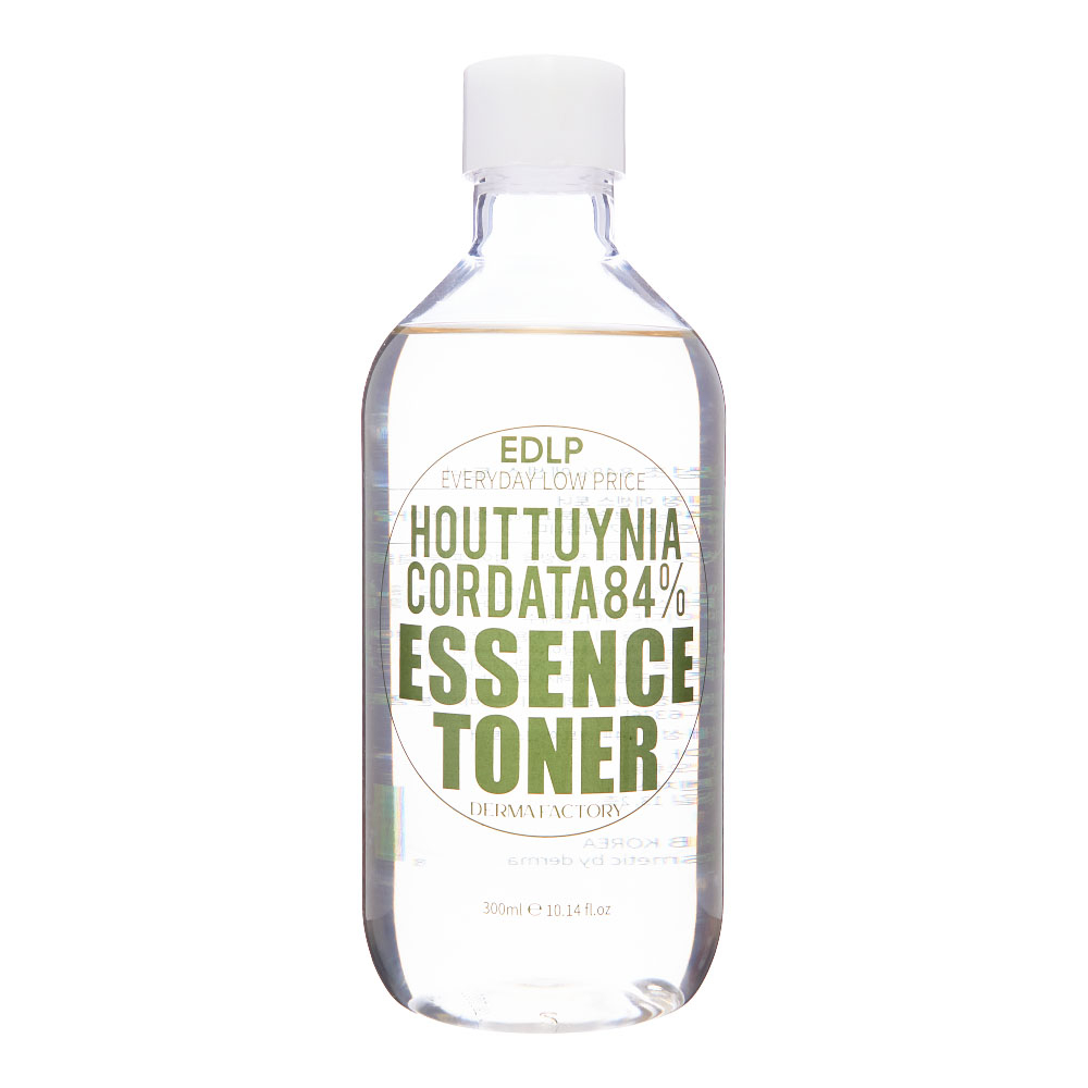 Эссенция-тонер для лица с экстрактом цветка хауттюйнии Derma Factory Houttuynia Cordata 84% Essence Toner 300ml