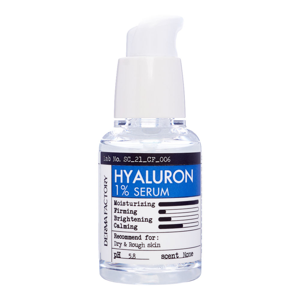 Сыворотка для лица с гиалуроновой кислотой Derma Factory Hyaluronic Acid 1% Serum 30ml