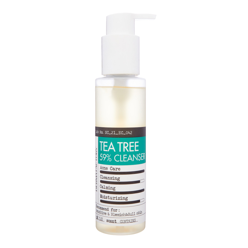 Гель для умывания с экстрактом чайного дерева Derma Factory Tea Tree 59% Gel Cleanser 150ml