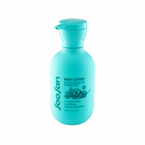 SOO SAN Body Lotion Blackcurrant Jam & Sweet Mint Лосьон для тела с ароматом черной смородины и сладкой мяты 300ml