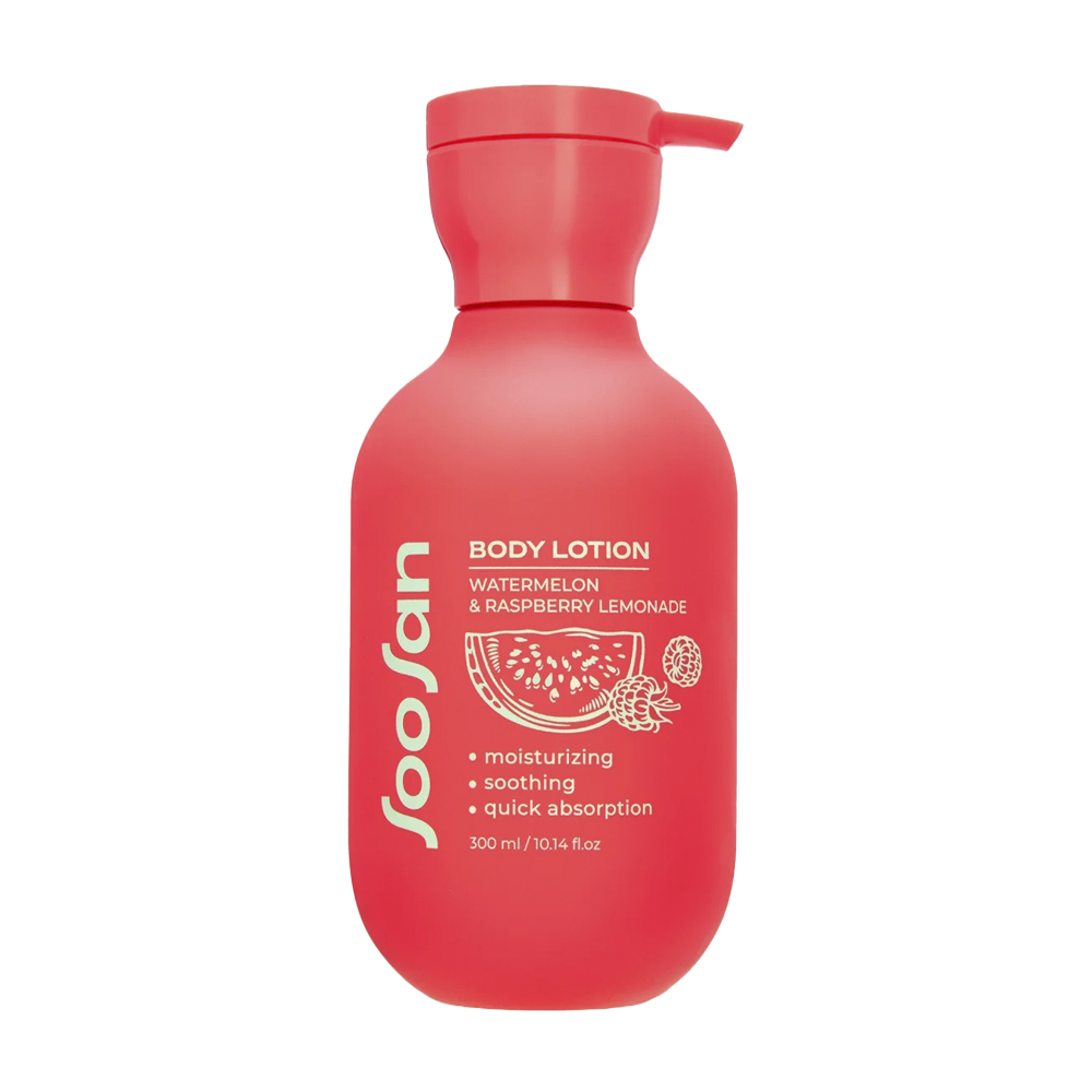 SOO SAN Body Lotion Watermelon&Raspberry Lemonade Лосьон для тела с ароматом арбуза и малины 300ml