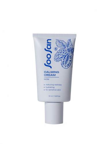 SOO SAN Calming cream with Noni Успокаивающий крем для лица с экстрактом нони для чувствительной кожи 50ml