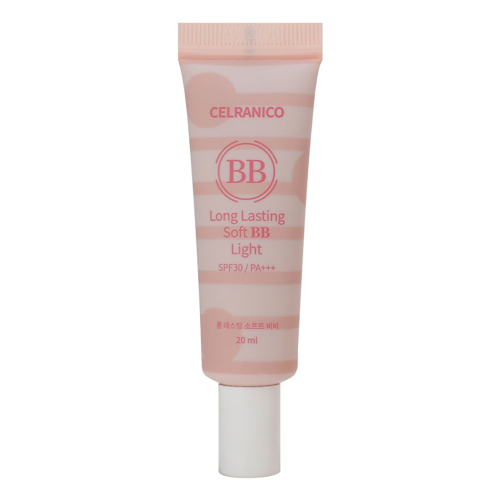 Стойкий ВВ крем с эффектом сияния, натуральный Celranico Long Lasting Soft Bb Light SPF30/PA+++ 20ml