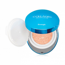 ENOUGH Collagen aqua air cushion #21 Увлажняющий кушон с коллагеном #21