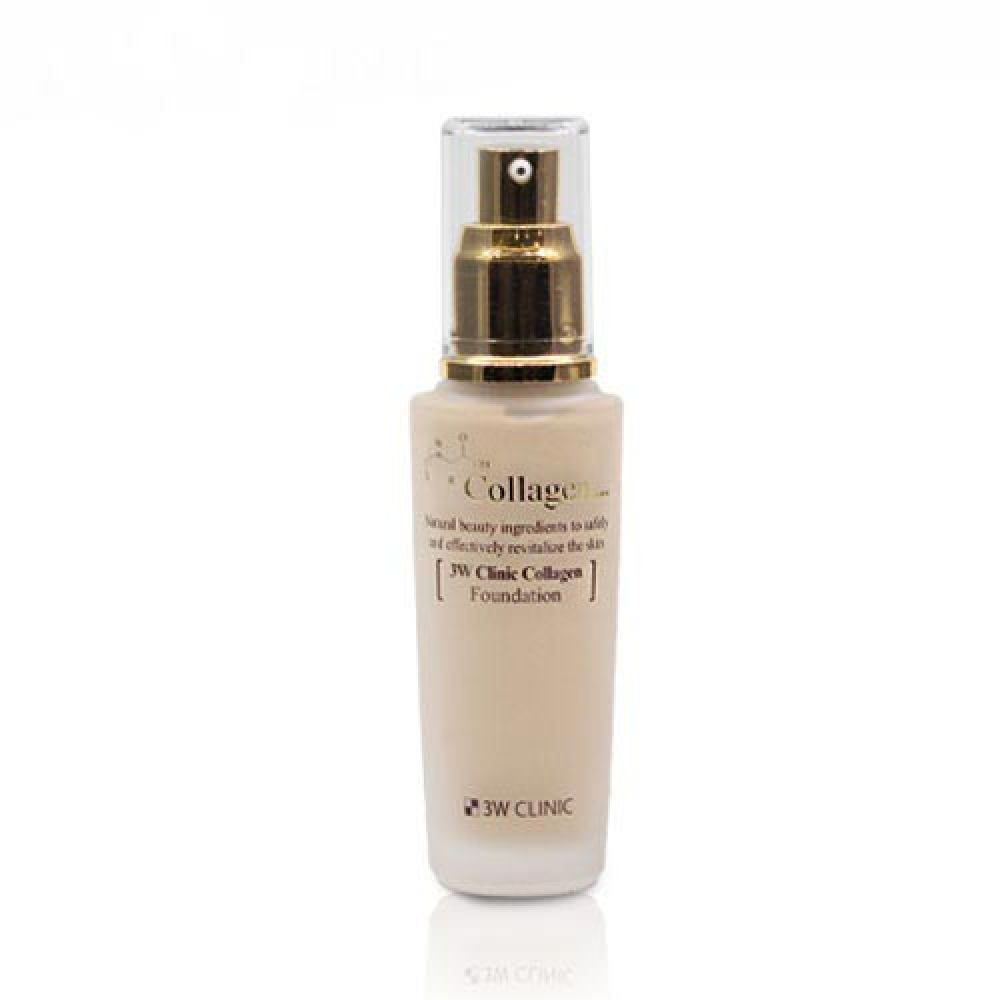 3W Clinic Collagen Foundation #21 Тональный крем с коллагеном 50ml