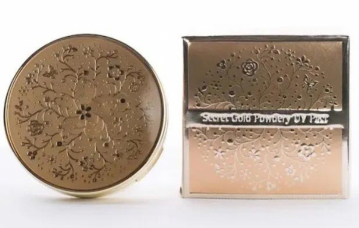 ENOUGH Enough Secret Gold Powdery UV Pact (include. Refill) #21 Солнцезащитная пудра для лица со сменным блоком #21