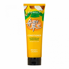 CONSLY Banana & Coconut Water Conditioner for Nutrition & Smoothness Питательный и разглаживающий кондиционер с экстрактом банана и кокосовой водой