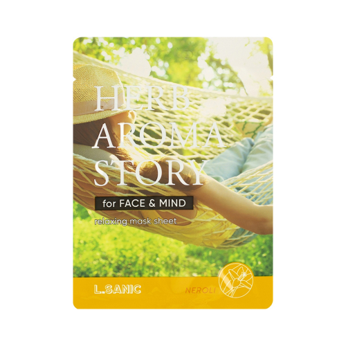 L.Sanic Herb Aroma Story Neroli Relaxing Mask Sheet Тканевая маска с экстрактом нероли и эффектом ароматерапии 25ml