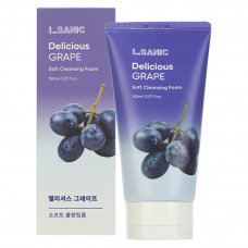 L.Sanic Delicious Grape Soft Cleansing Foam Очищающая пенка для умывания с экстрактом винограда 150ml