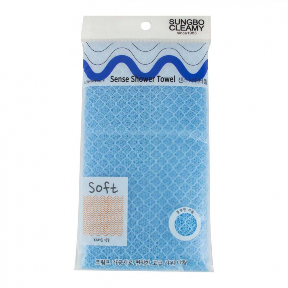 Мочалка для душа Sung Bo Cleamy Clean Beauty Sense Shower Towel (Soft) 1 piece