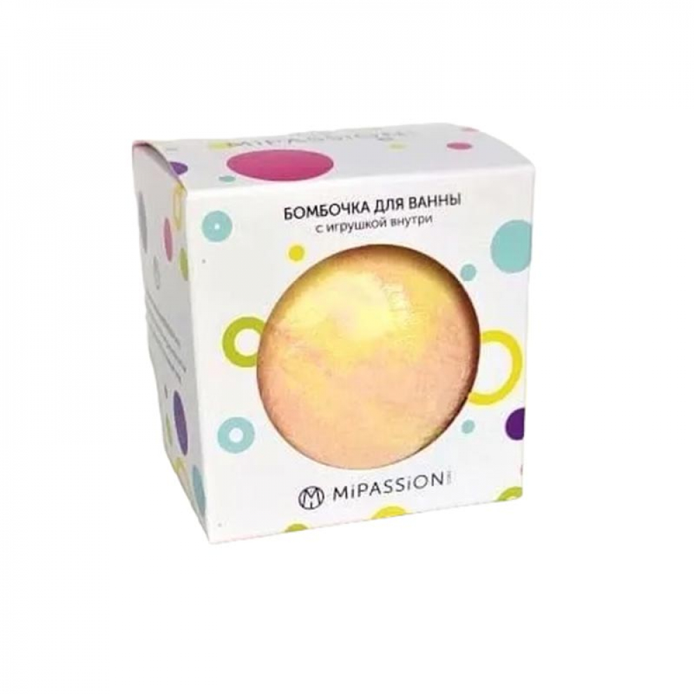 MI PASSION Бомбочка Шар с игрушкой "Карамельная Груша" в коробочке (1 piece) 130g