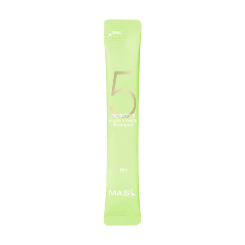 Masil 5 Probiotics Apple Vinegar Shampoo Шампунь против перхоти с яблочным уксусом и пробиотиками 8ml