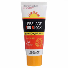 Солнцезащитный крем с улиточным муцином Lebelage UV Sun Block SPF 50+/PA+++ 30ml