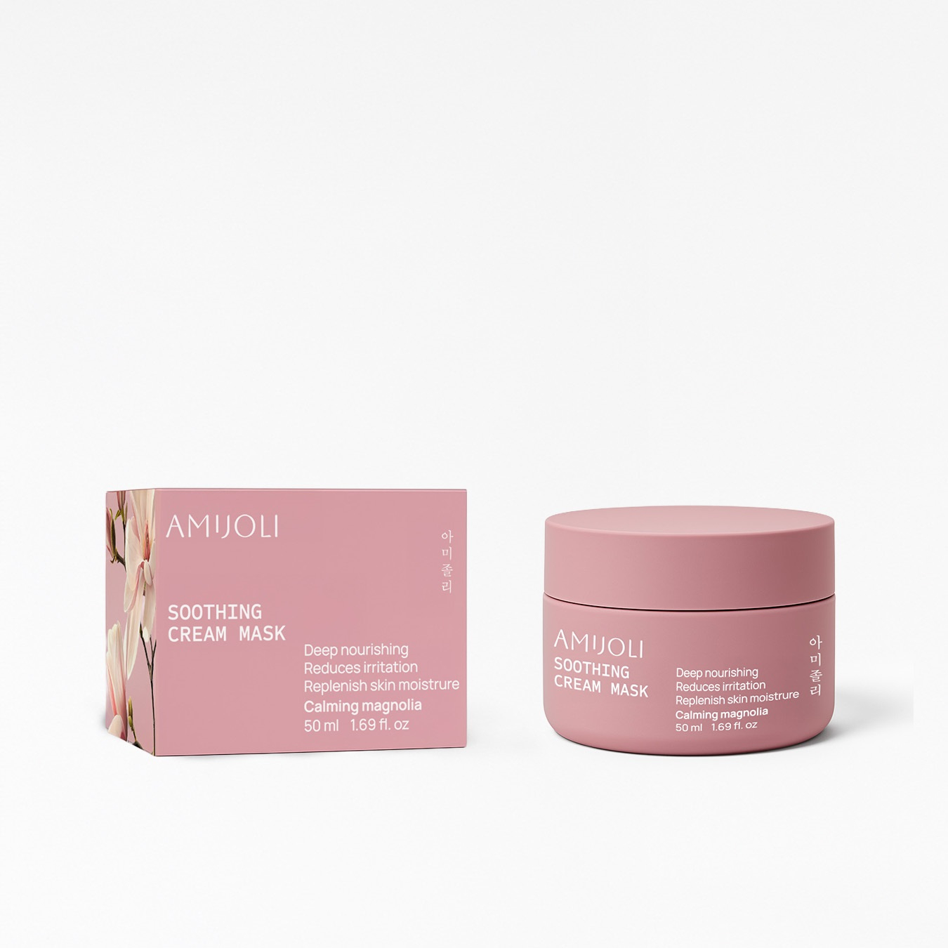 AMIJOLI Soothing Cream Mask Calming Magnolia Успокаивающая кремовая маска для лица с экстрактом магнолии 50ml