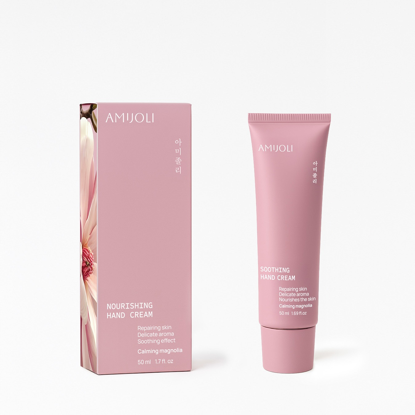 AMIJOLI Soothing Hand Cream Calming Magnolia Успокаивающий крем для рук с экстрактом магнолии для сухой кожи рук 50ml