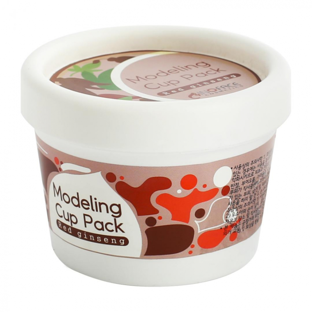 Альгинатная маска с красным женьшенем Inoface Modeling Cup Pack Red Ginseng 18g