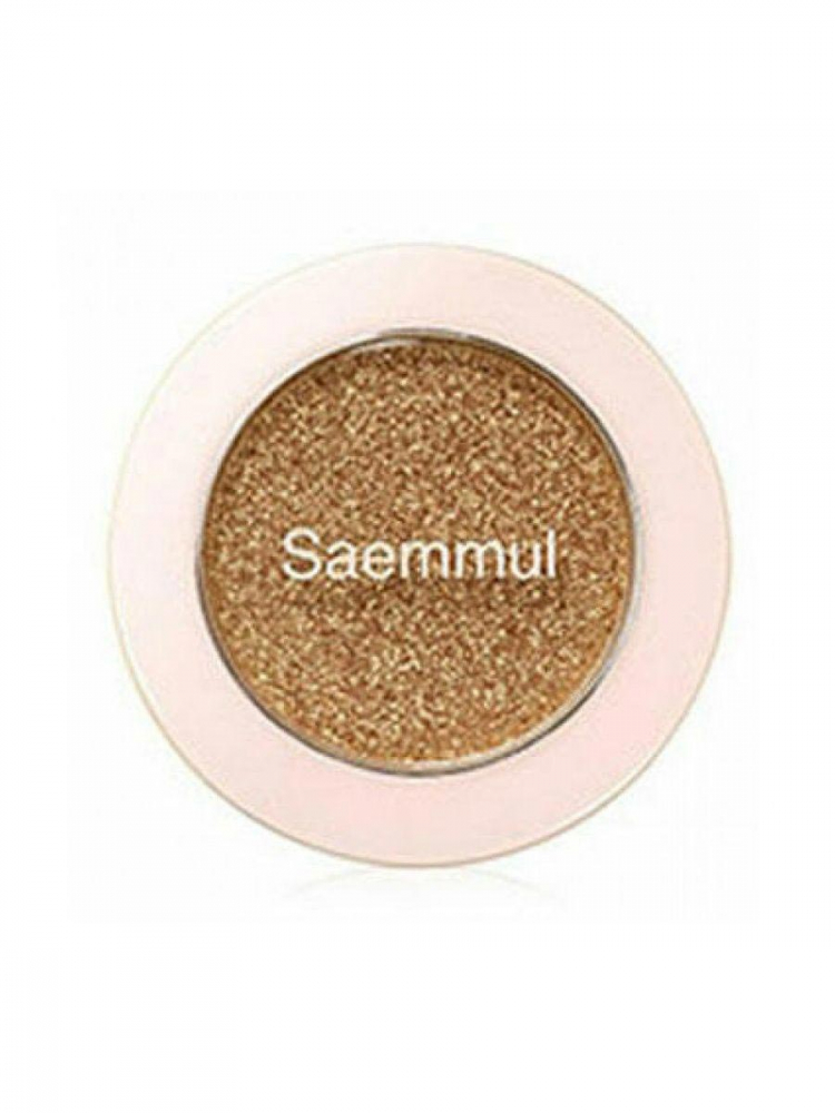 Тени для век с глиттером The Saem Saemmul Single Shadow Glitter №YE02 1,6g