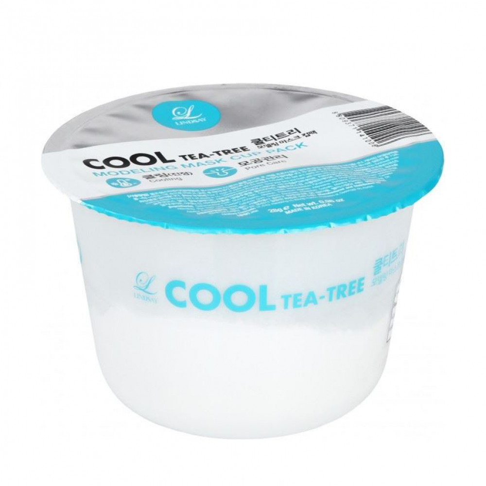 Альгинатная маска с маслом чайного дерева Lindsay Cool Tea Tree Modeling Mask Cup Pack 28g